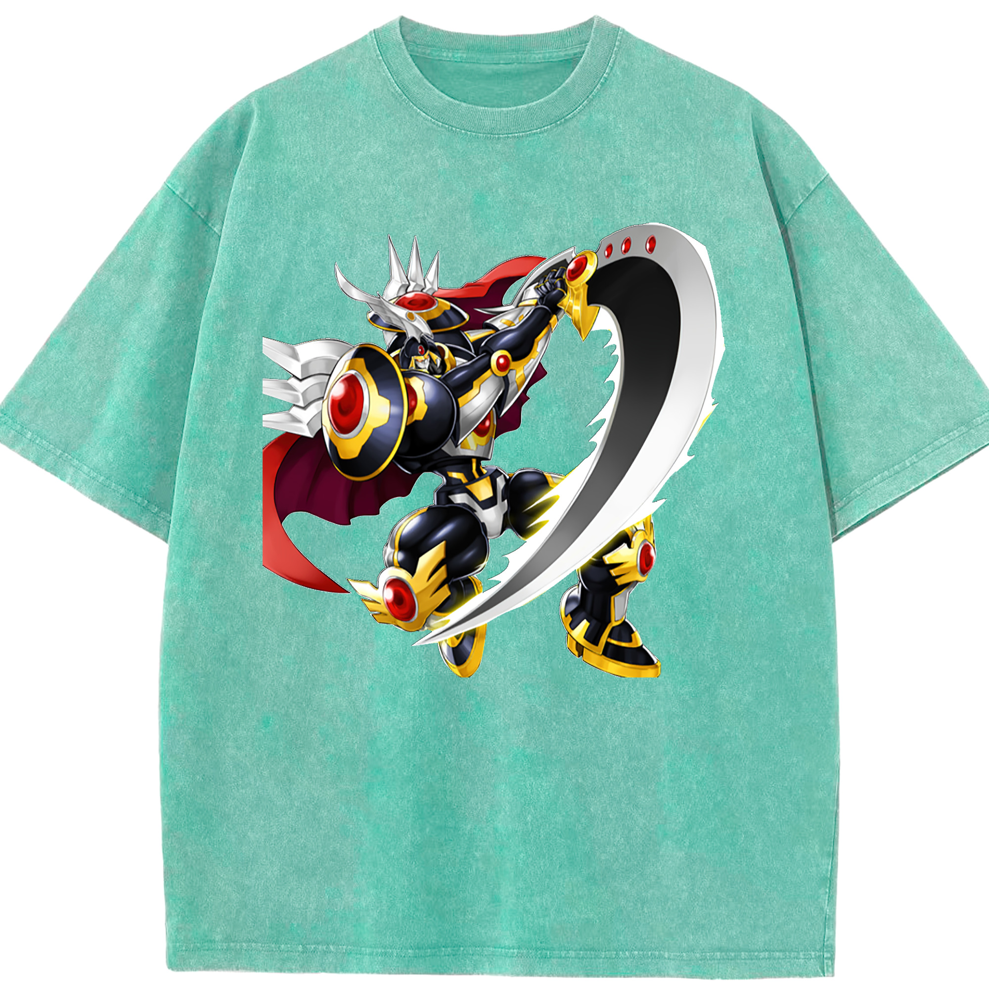 （画像用） 遊☆戯☆王 Yu-Gi-Oh! 綿100% ヴィンテージ風 半袖Tシャツ（フロントプリント）